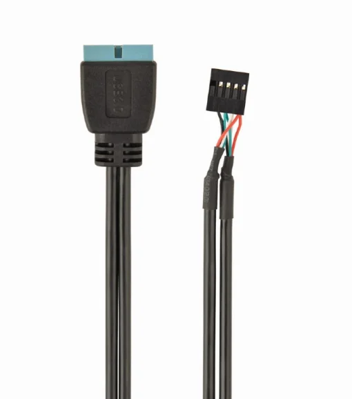 Кабель Cablexpert (CC-U3U2-01) USB2.0 - USB3.0, внутрішній, чорний, 0.15м